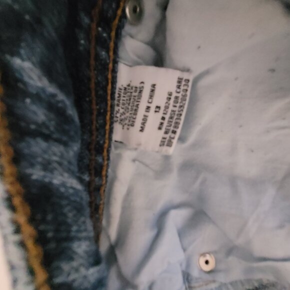 Bongo Jeans Faded Blue Low Rise Flirty Boot Cut Size 13 Womens Juniors - Picture 12 of 15